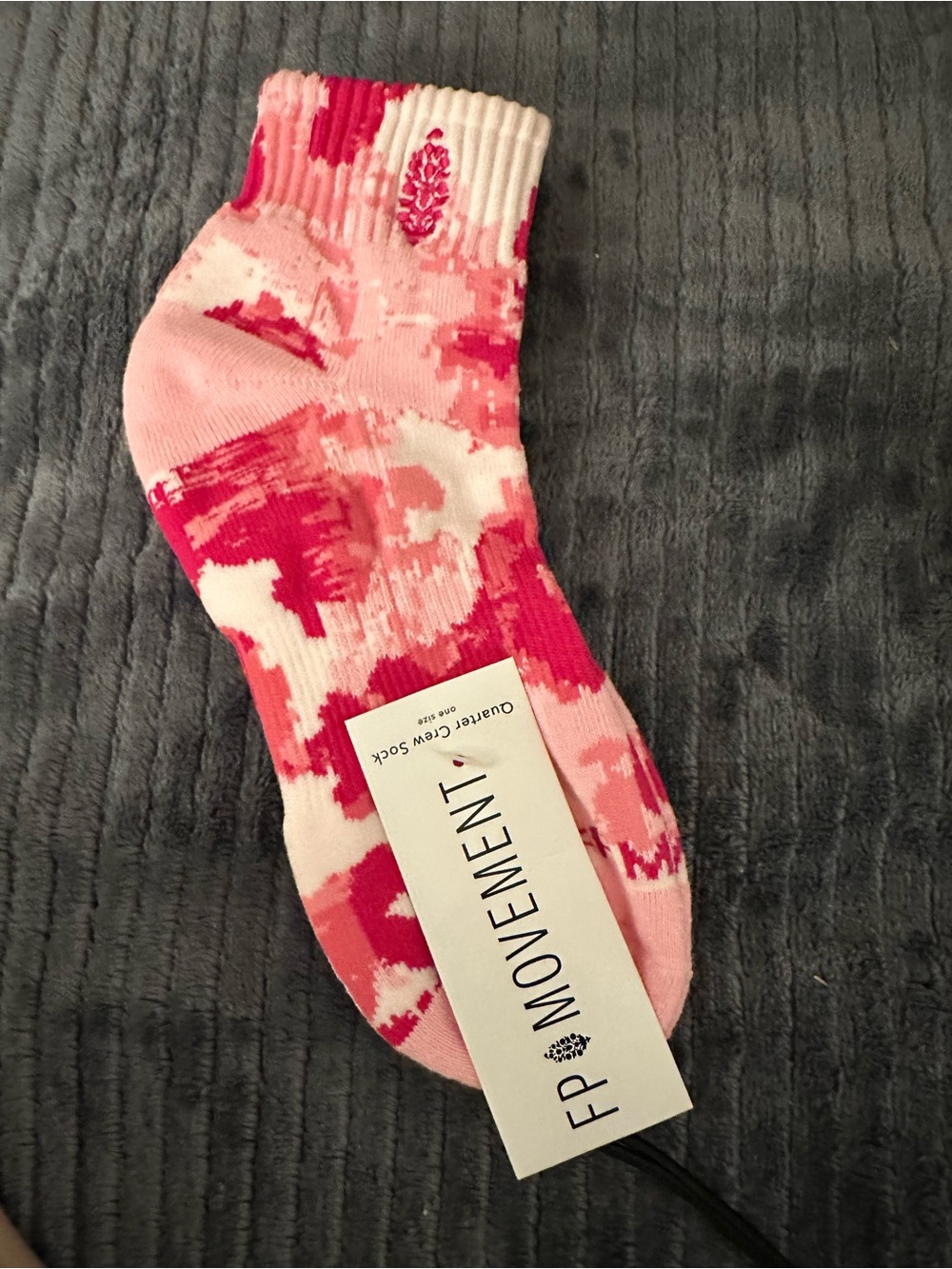 FP Movement Quarter Crew Socks in Pinks